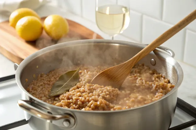 "Charlie Bird farro salad taste testing"