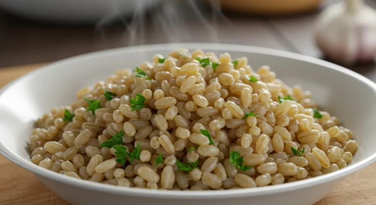 Garlic Butter Farro and Rice Dish – Ready to Serve