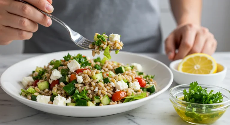 Ina Garten Farro Salad taste testing