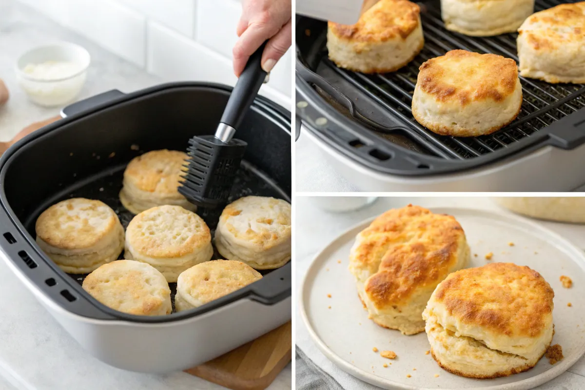 Pillsbury biscuits cooking process