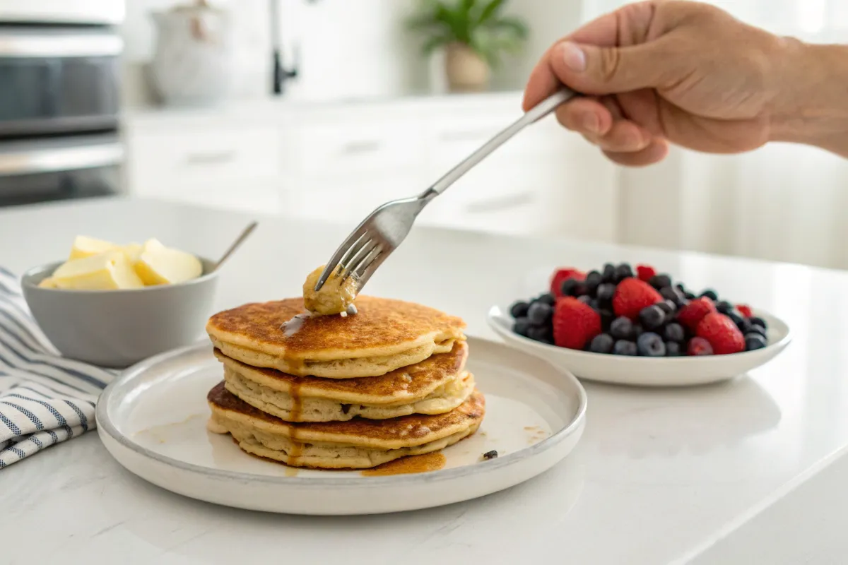 taro pancakes taste testing