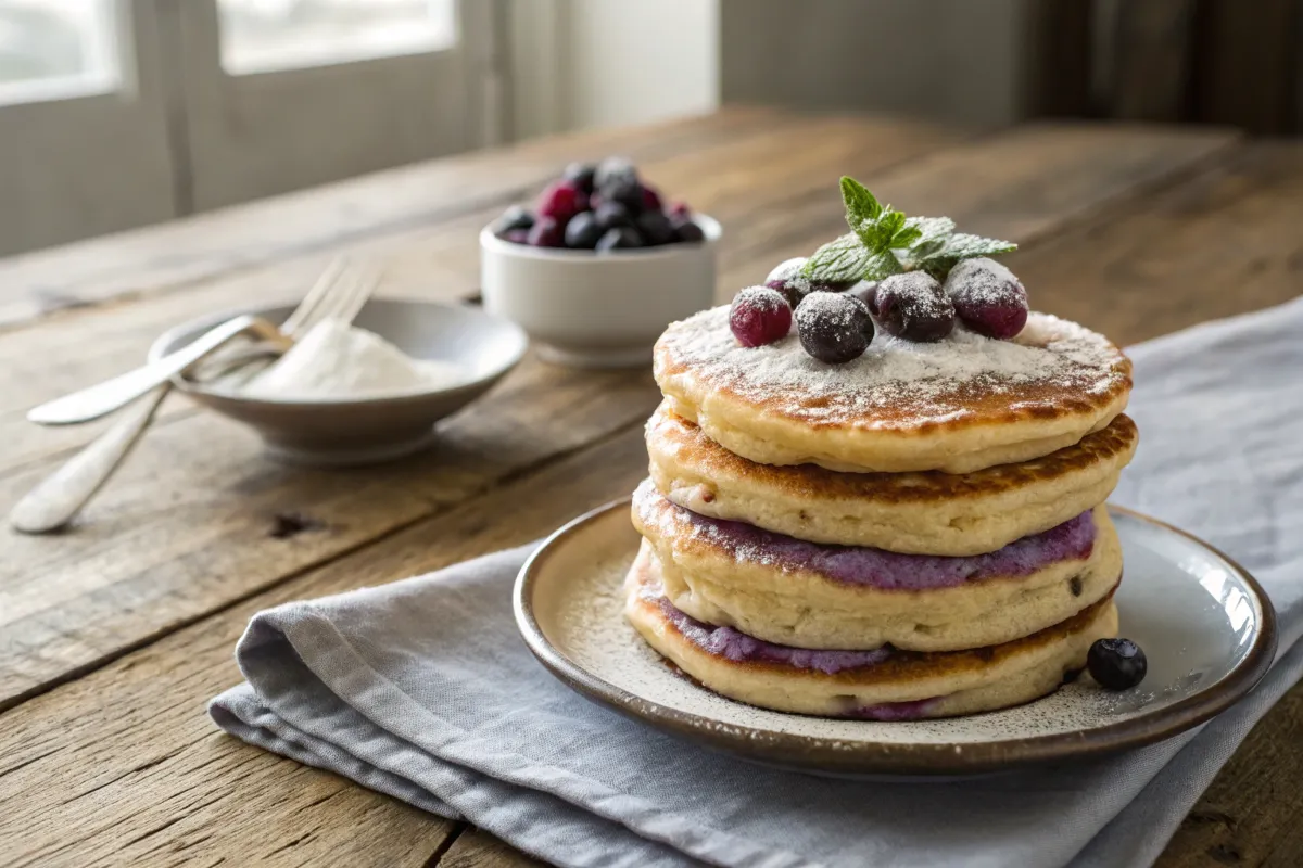 taro pancakes